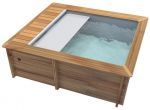 Каркасный бассейн Urban деревянный 4,20х3,50х1,33 с песочным фильтром (27181314)