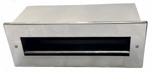 Скиммер узкий с корзиной Акватехника из нержавеющей стали AISI-304 (АТ 05.23.1)