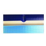 Плитка бордюрная с поручнем и водостоком AquaViva кобальт+голубой, 240х115x30 мм (YC3-1AU)