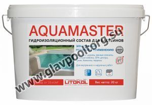 Гидроизоляционный состав Litokol Aquamaster (серый) 20 кг