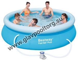 Надувной бассейн Bestway Fast Set 305х76 с картриджным фильтром (57270)