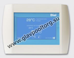 Блок управления фильтрацией и температурой с сенсорным дисплеем Спрут-1 Dial (УФТ.СВ)