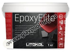 Затирочная смесь Litokol EpoxyElite двухкомпонентная эпоксидная E.01 (зефир) 1 кг