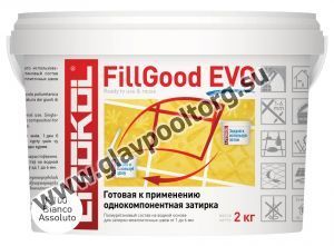 Затирочная смесь полиуретановая Litokol Fillgood EVO F.100 (Bianco Assoluto) 2 кг