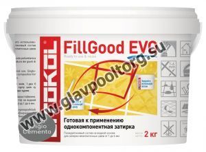 Затирочная смесь полиуретановая Litokol Fillgood EVO F.125 (Grigio Cemento) 2 кг