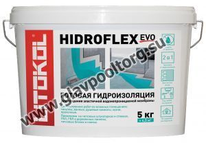 Смесь гидроизоляционная однокомпонентная Litokol Hidroflex  5 кг