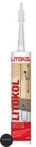 Герметик санитарный силиконовый Litokol SA (антрацит) 0,31 л