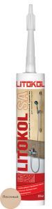 Герметик санитарный силиконовый Litokol SA (песочный) 0,31 л