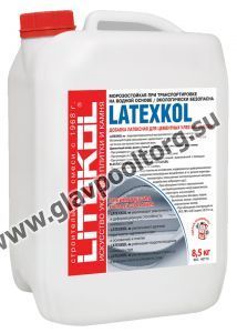 Добавка латексная Litokol latexkol-M (белый) 8,5 кг