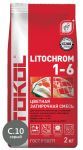 Затирочная смесь цементная Litokol Litochrom 1-6 C.10 (серый) 2 кг