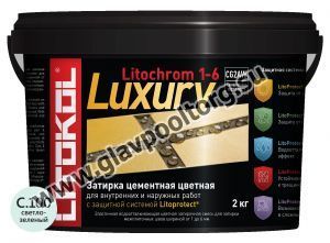 Затирочная смесь цементная Litokol Litochrom 1-6 Luxury C.100 (светло-зеленый/мята) 2 кг