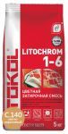 Затирочная смесь цементная Litokol Litochrom 1-6 C.140 (светло-коричневый) 5 кг