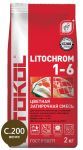 Затирочная смесь цементная Litokol Litochrom 1-6 C.200 (венге) 2 кг