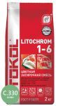 Затирочная смесь цементная Litokol Litochrom 1-6 C.330 (киви) 2 кг