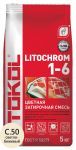 Затирочная смесь цементная Litokol Litochrom 1-6 C.50 (светло-бежевый/жасмин) 5 кг
