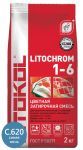 Затирочная смесь цементная Litokol Litochrom 1-6 C.620 (синяя ночь) 2 кг