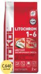 Затирочная смесь цементная Litokol Litochrom 1-6 C.640 (желтый) 2 кг