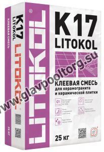 Смесь клеевая Litokol K17 (серый) 25 кг