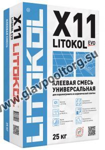Смесь клеевая Litokol X11 EVO (серый) 25 кг