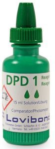 Реагент для фотометров Lovibond DPD 1 зеленый (Cl), жидкий 15 мл, 6 шт. (471026)