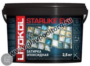 Затирочная смесь эпоксидная Litokol Starlike EVO S.110 (Grigio Perla) 2,5 кг