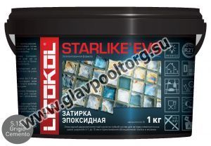 Затирочная смесь эпоксидная Litokol Starlike EVO S.125 (Grigio Cemento) 1 кг