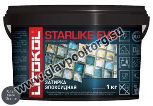 Затирочная смесь эпоксидная Litokol Starlike EVO S.140 (Nero Grafite) 1 кг