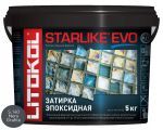 Затирочная смесь эпоксидная Litokol Starlike EVO S.140 (Nero Grafite) 5 кг