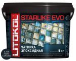 Затирочная смесь эпоксидная Litokol Starlike EVO S.145 (Nero Carbonio) 5 кг