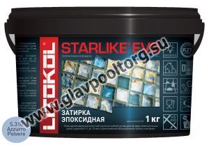 Затирочная смесь эпоксидная Litokol Starlike EVO S.310 (Azzurro Polvere) 1 кг