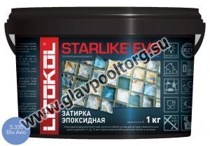 Затирочная смесь эпоксидная Litokol Starlike EVO S.330 (Blu Avio) 1 кг