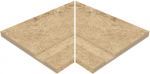 Плитка бордюрная угловая с поручнем Acepool Urban Beige Anti Slip 325x444x119 мм (904319)