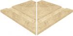 Плитка бордюрная угловая с поручнем Acepool Urban Beige Anti Slip 325x418x93 мм (904323)