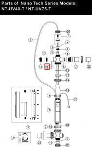Адаптер крестовины для установки УФ Emaux Nano Tech UV-C Timer NT-UV40-T/NT-UV75-T (620125430) Адаптер крестовины для установки УФ Emaux Nano Tech UV-C Timer NT-UV40-T/NT-UV75-T (620125430)