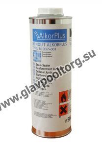 ПВХ-герметик Alkorplus Transparent (прозрачный), 900 г (81037001)