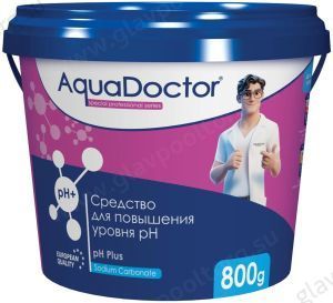 pH Plus в гранулах AquaDoctor, 0,8 кг