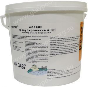 Хлорин гранулированный СН (неорганический) 70% Aquatop, 25 кг (3020113670)