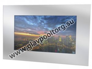 Влагостойкий встраиваемый телевизор для бассейна и ванной 43'' AVEL зеркальный High Brightness (AVS430SM, Mirror HB)