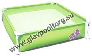 Детский каркасный бассейн Bestway Frame Pool 122х122х30,5 Green (56217)