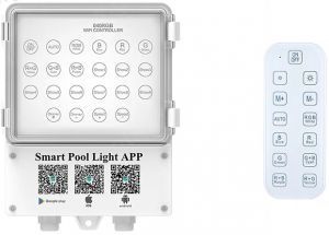 Блок управления освещением 500 Вт WAKING 220 В, WiFi / Bluetooth, c пультом д/у (HJ0040/040RGB)