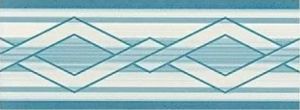 Плитка бордюрная Serapool Инфинити-1 120х330 мм, голубой (T8016)