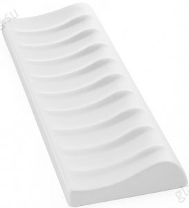 Плитка бордюрная Serapool Mare 85х250 мм, белый (BR712)