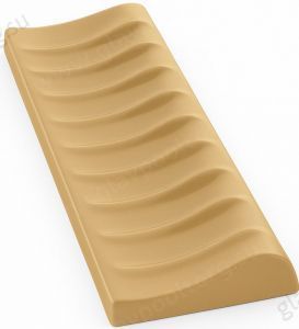 Плитка бордюрная Serapool Mare 85х250 мм, золото (BR797)