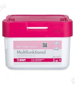 Мультифункциональное средство BWT AQA marin Multifunktional Tabletten (20 г), 3 кг (14518)