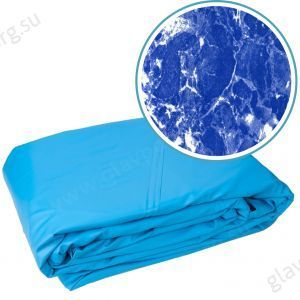Чашковый пакет Bazen Marble (синий мрамор) 1 м2, под заказ