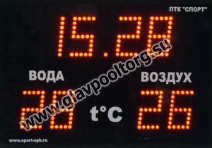 Часы-термометр CT-1.21-2td
