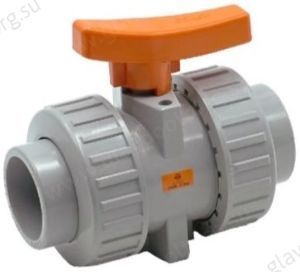 Кран шаровой PE/EPDM 20 мм PN16 Comer (CBVI10020)