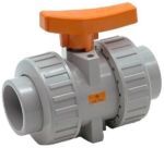 Кран шаровой PE/EPDM 25 мм PN16 Comer (CBVI10025)