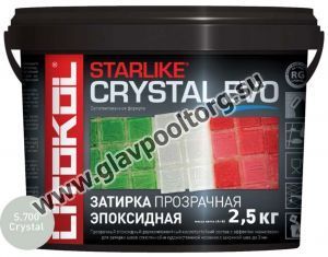 Затирочная смесь Litokol STARLIKE CRYSTAL EVO S.700 (прозрачный) 2,5 кг