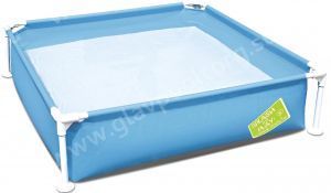 Детский каркасный бассейн Bestway Frame Pool 122х122х30,5 Blue (56217)